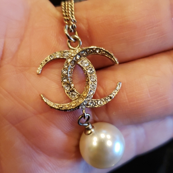 Chanel CC pearl  Collier necklace - Picture 5 of 10